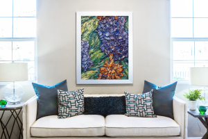 Purple hyacinth flowers brighten any space.